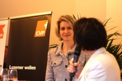 Mit Doris Leuthard im Gersag 2011